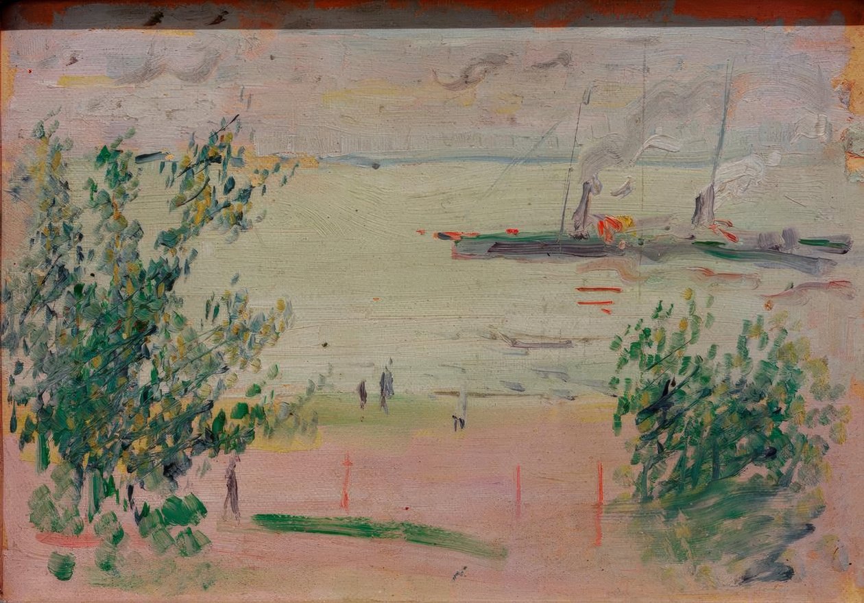 Bij Hersel aan de Rijn door August Macke