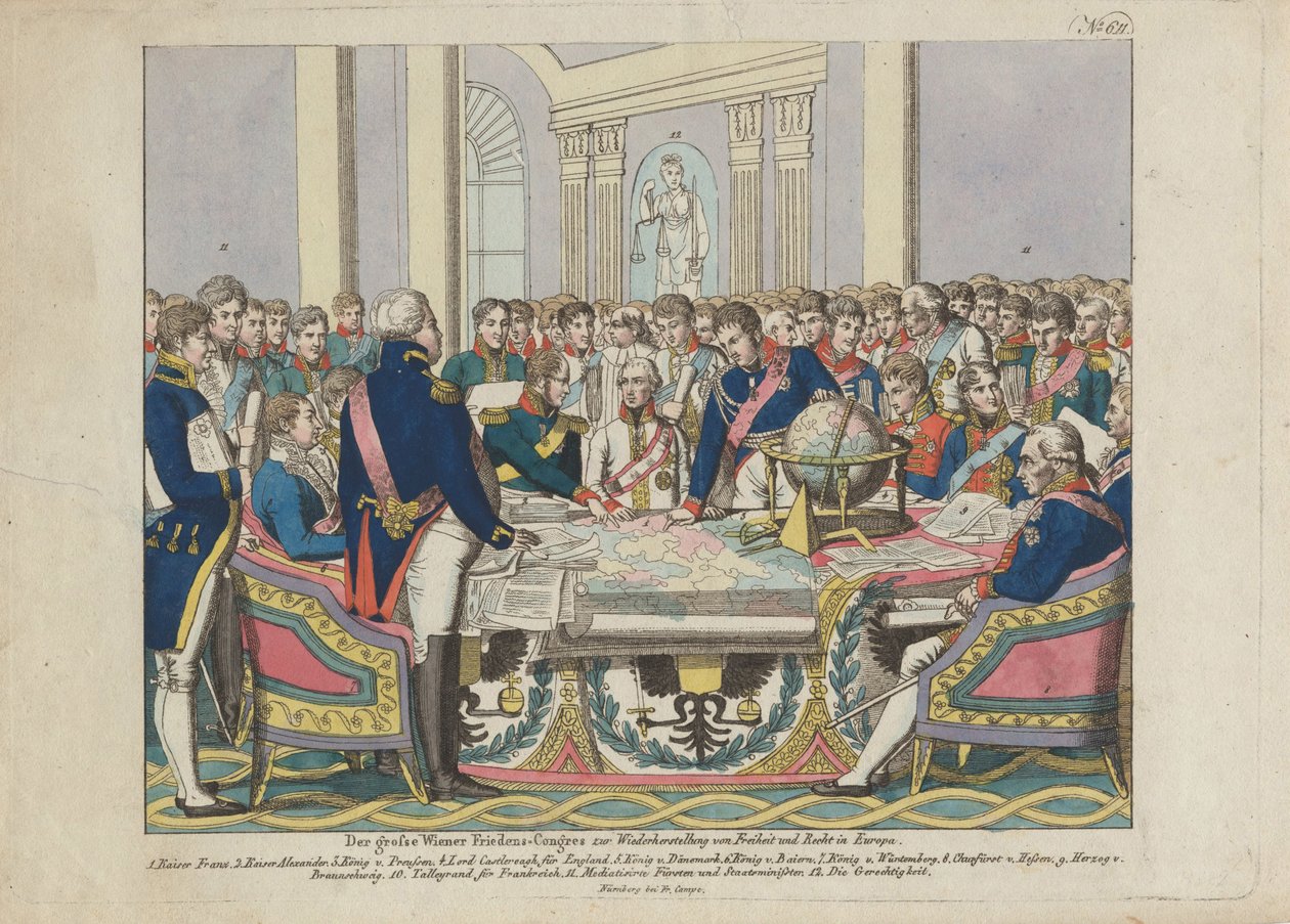Het Congres van Wenen door August Friedrich Andreas Campe