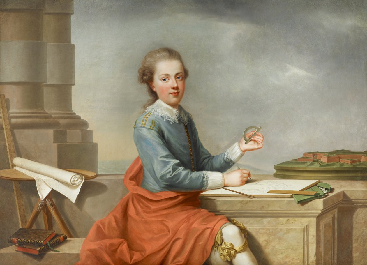 Prins Filips Josef van Liechtenstein (1762-1802) door August Friedrich Oelenhainz