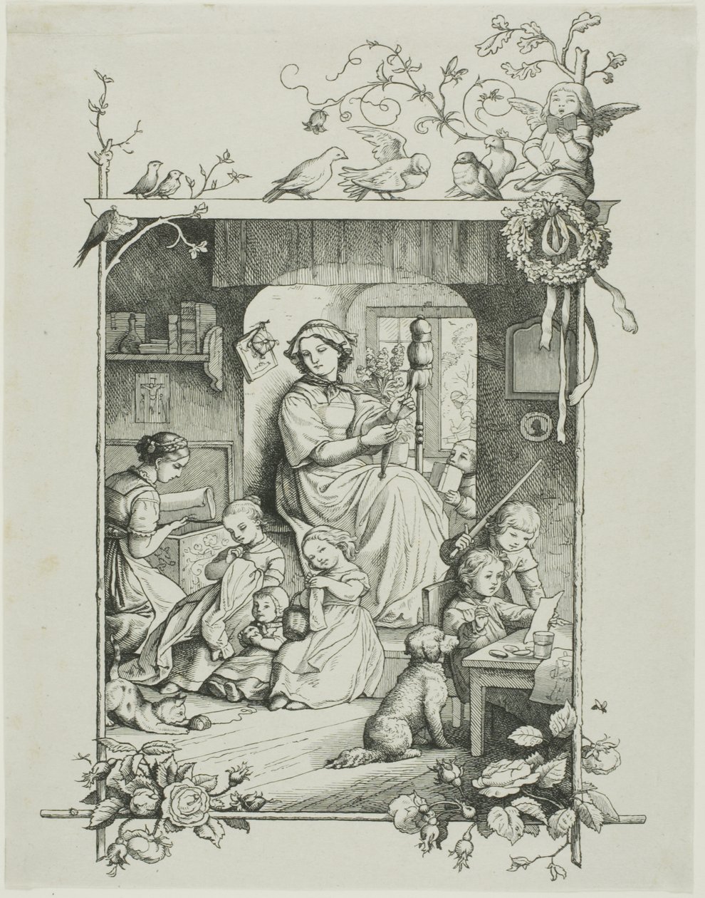 De Huisvrouw door August Gaber