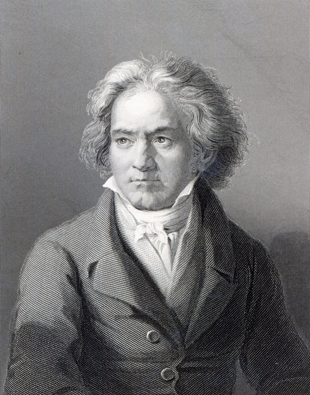 Ludwig van Beethoven, gegraveerd door William Holl de Jongere (gravure) door August Karl Friedrich von Kloeber