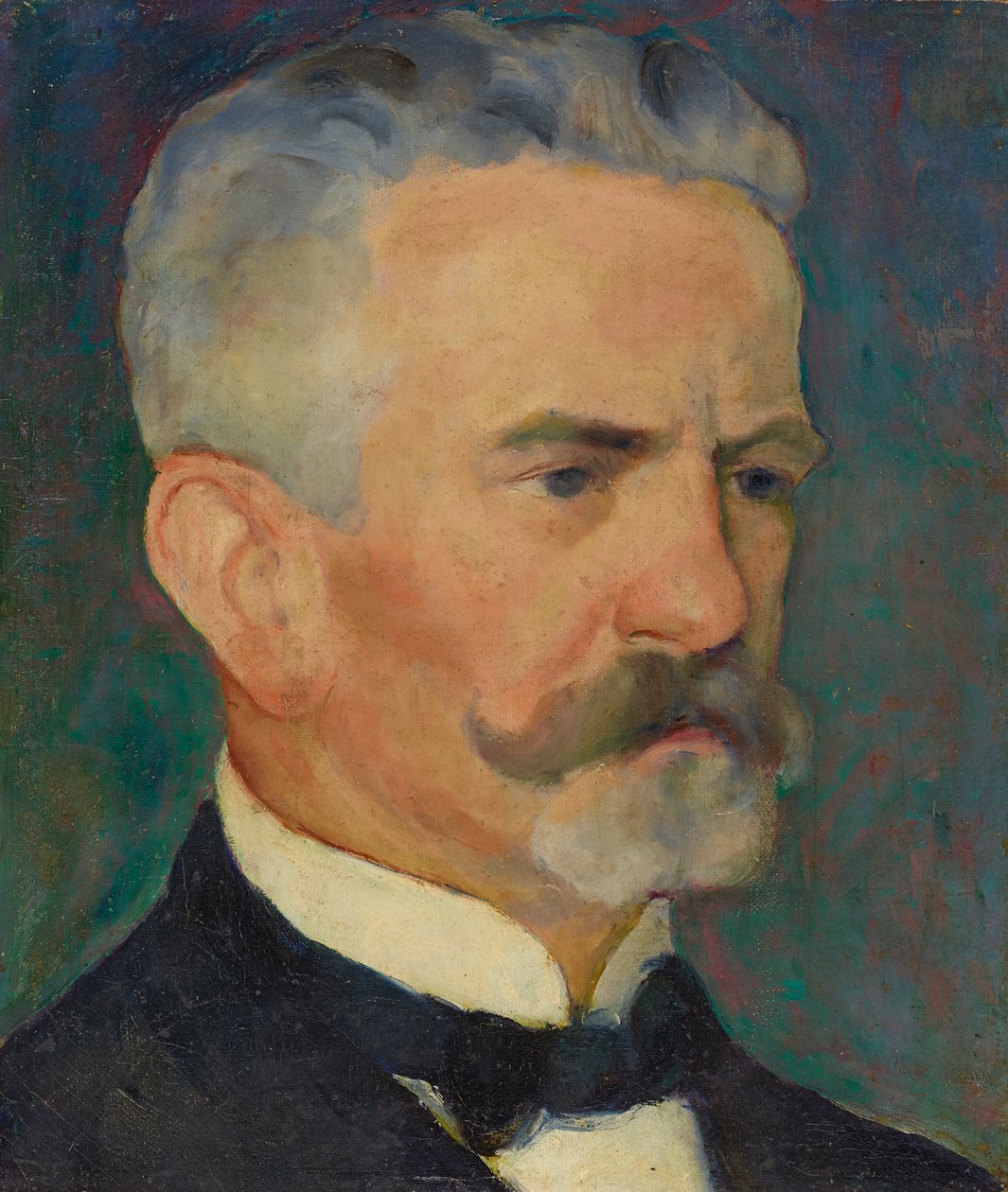 Portret van Bernhard Koehler door August Macke