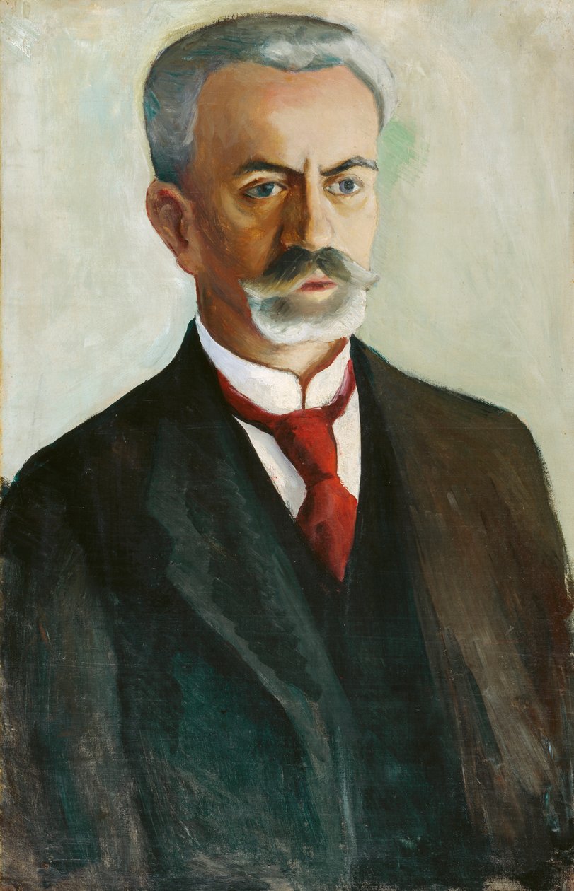 Portret van Bernhard Köhler door August Macke
