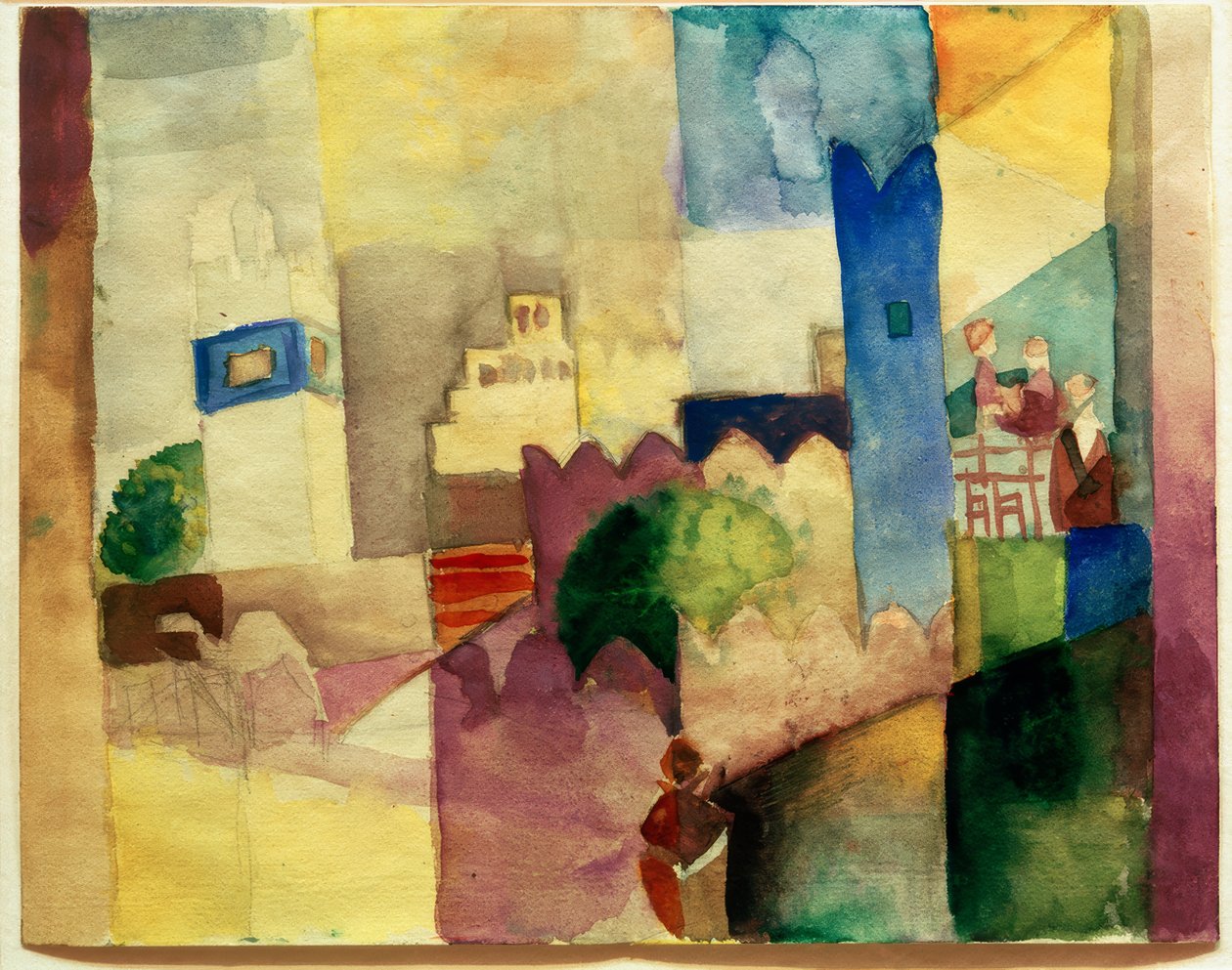 Kairouan III door August Macke