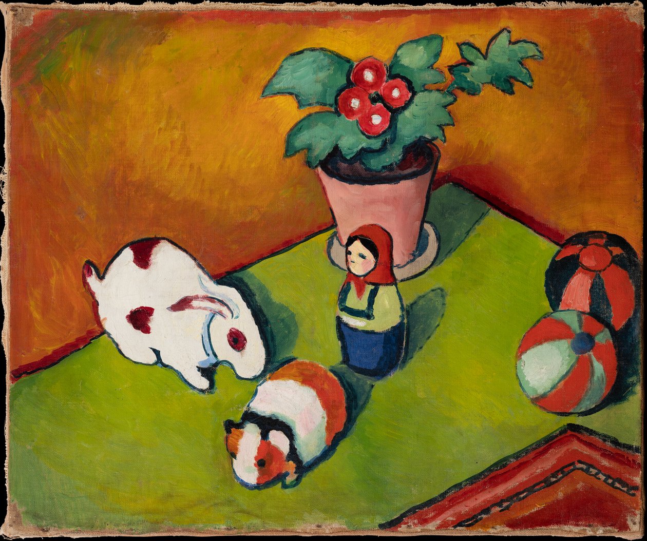 Little Walter’s Speelgoed door August Macke