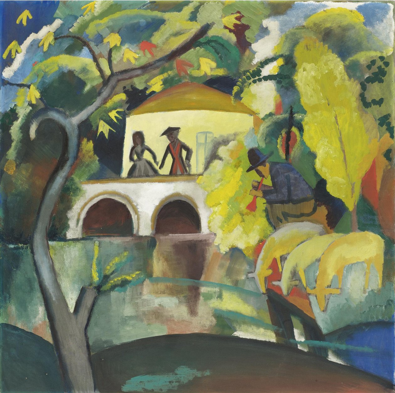 Rococo, 1912 door August Macke