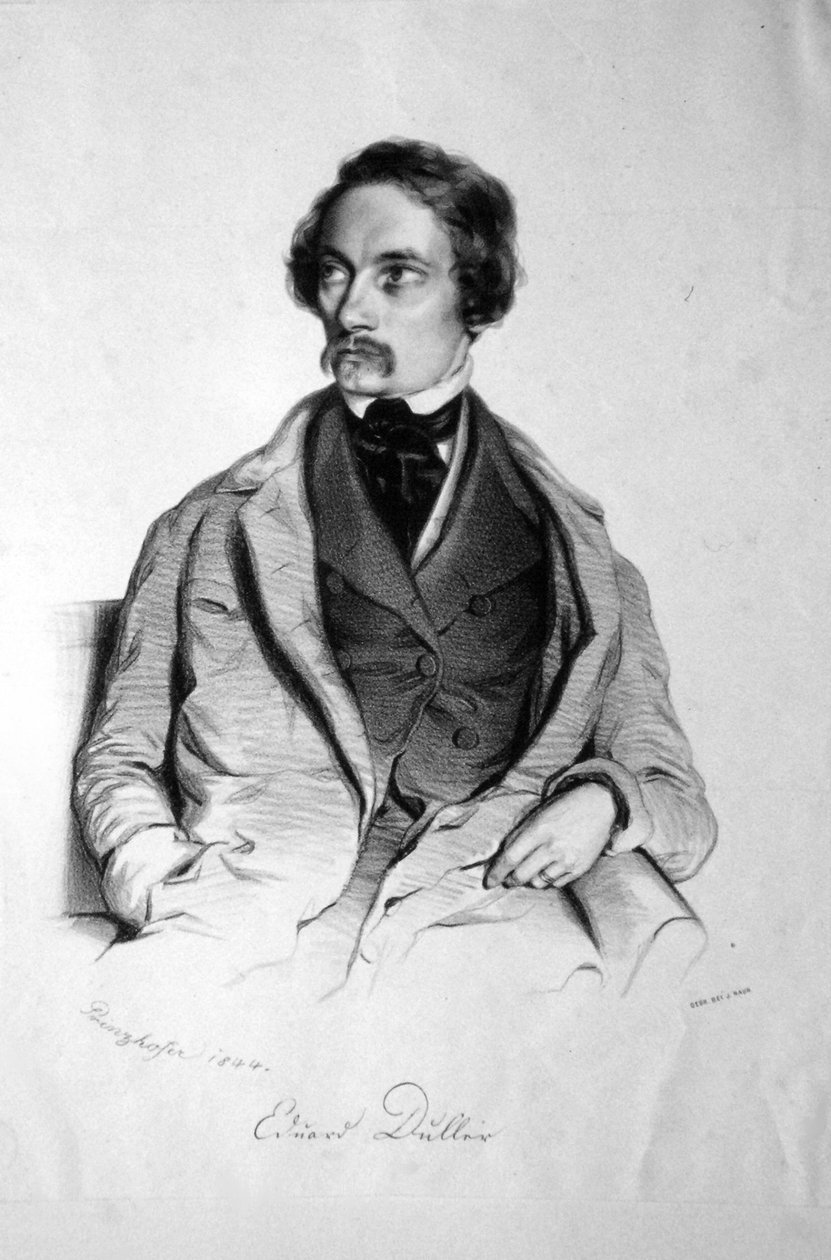 Eduard Duller door August Prinzhofer