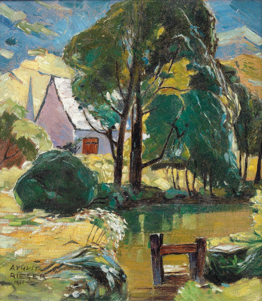 August Rieger Haus am Teich door August Rieger