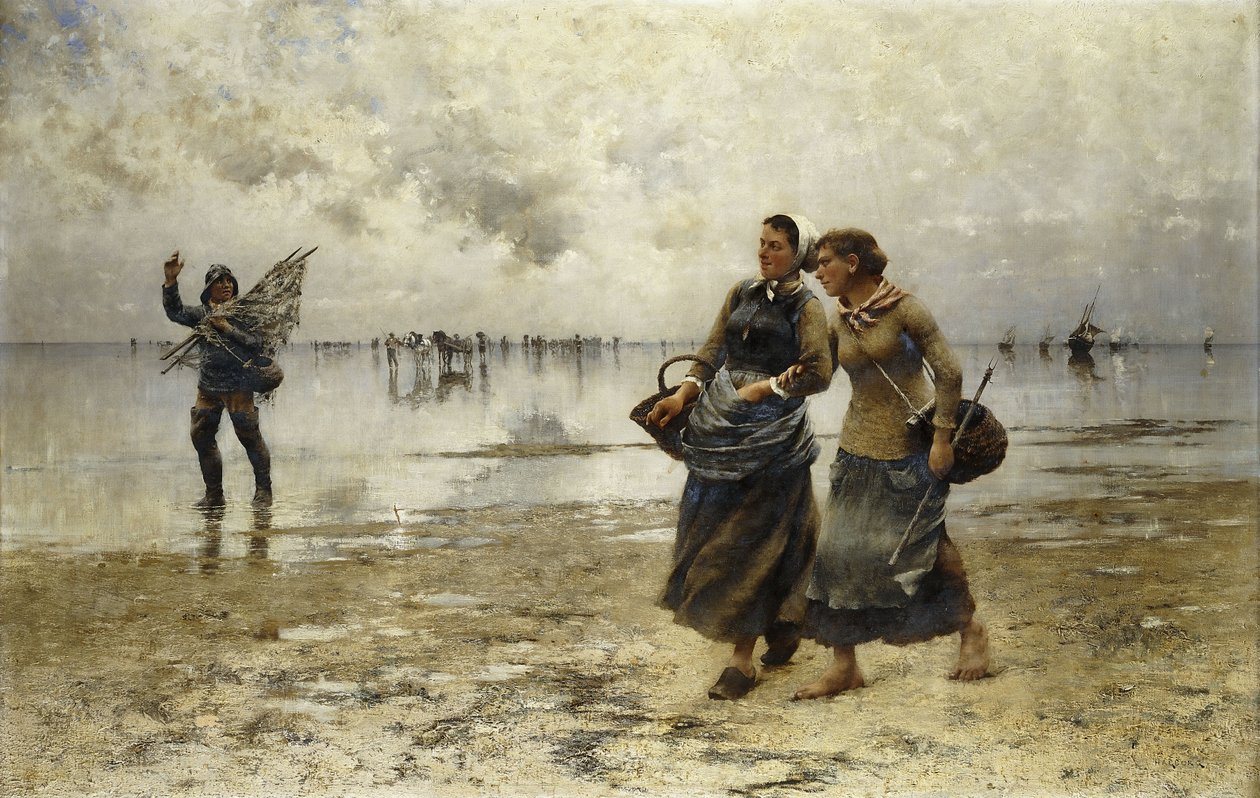 Laag Tij door August Wilhelm Nikolaus Hagborg