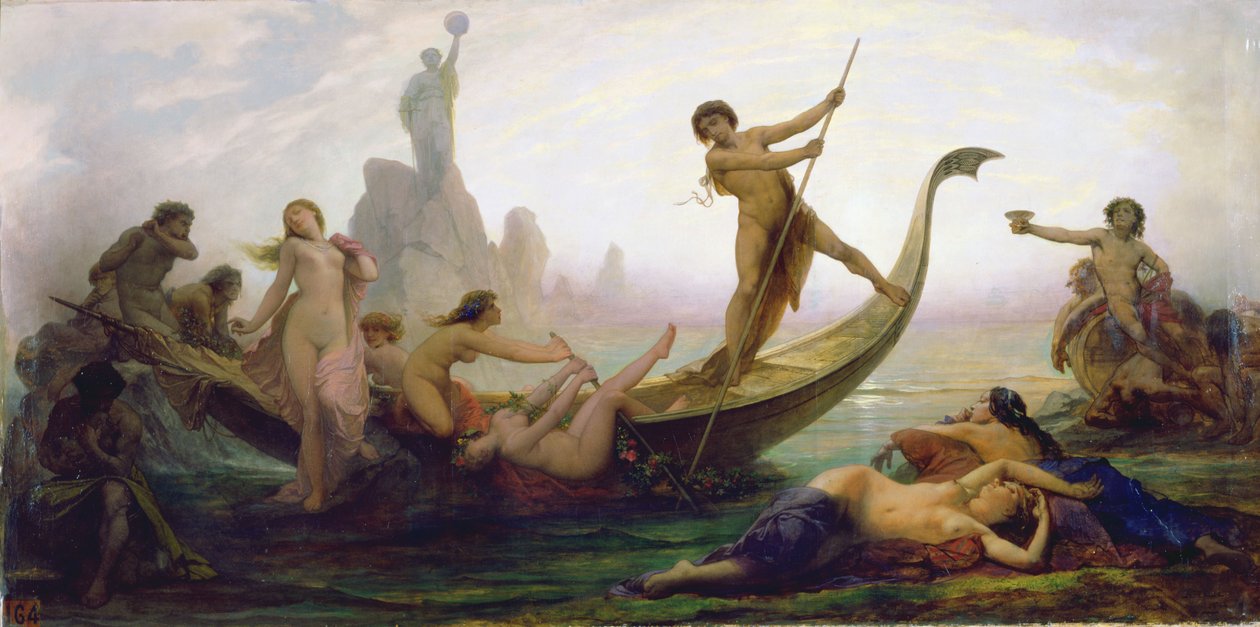 De Valstrikken van het Leven door Auguste Barthelemy Glaize