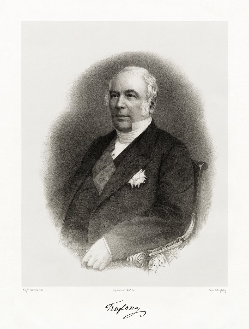 Raymond Théodore Troplong door Auguste Charles Lemoine