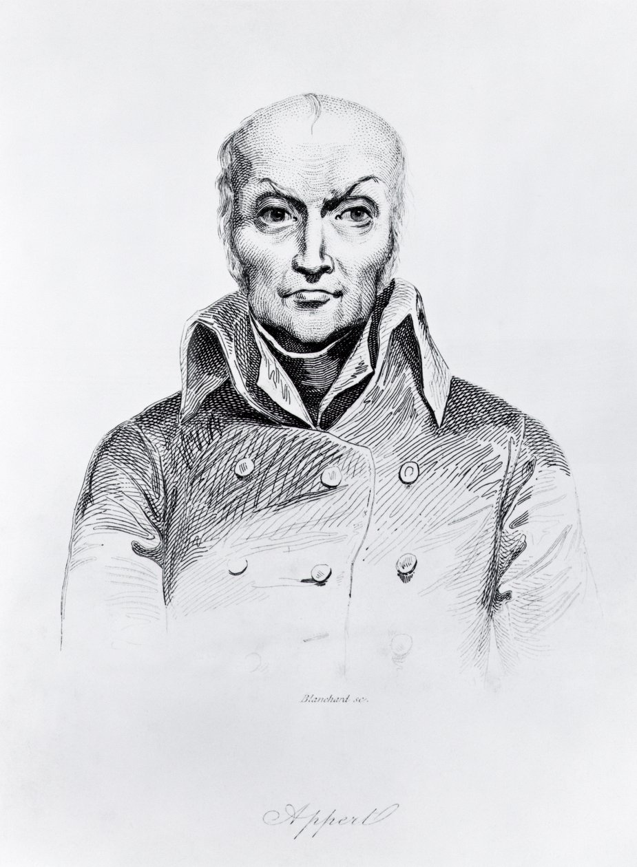 Portret van Nicolas Appert (1749-1841) door Auguste I Blanchard