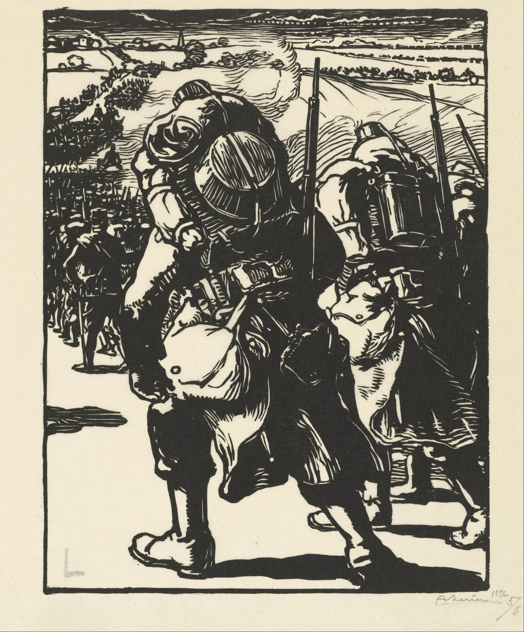 Le Concentration door Auguste Louis Lepère