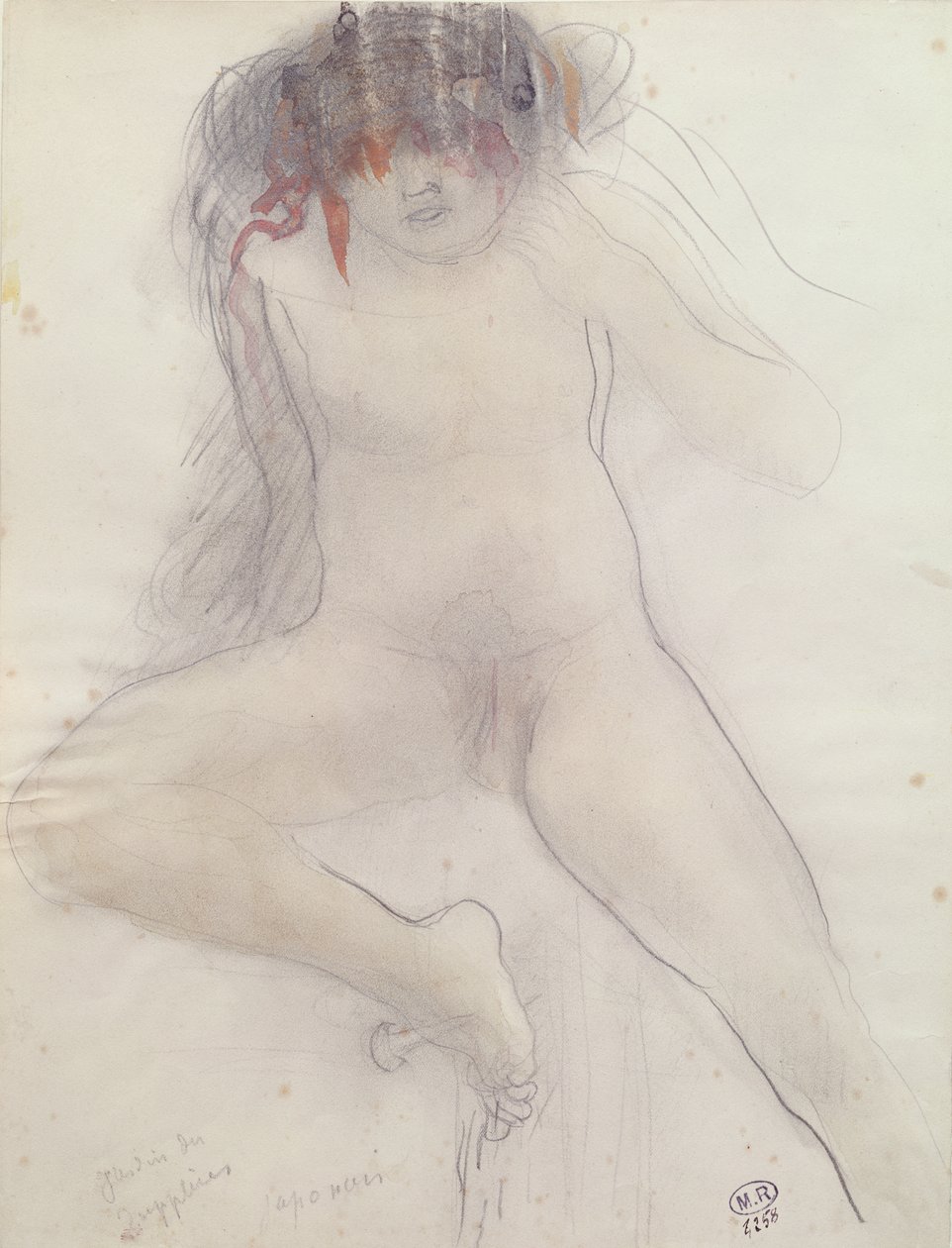 Naakt door Auguste Rodin