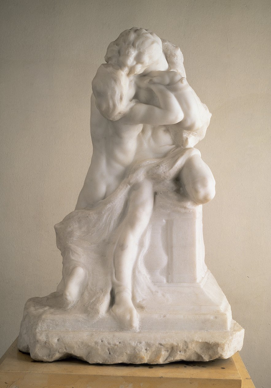 Romeo en Julia, 1905 (marmer) door Auguste Rodin