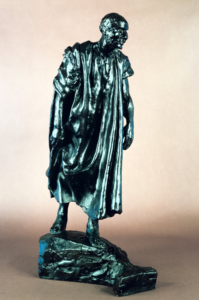 Studie voor Jacques de Wissant, uit de Burgers van Calais, ca. 1905-10 door Auguste Rodin