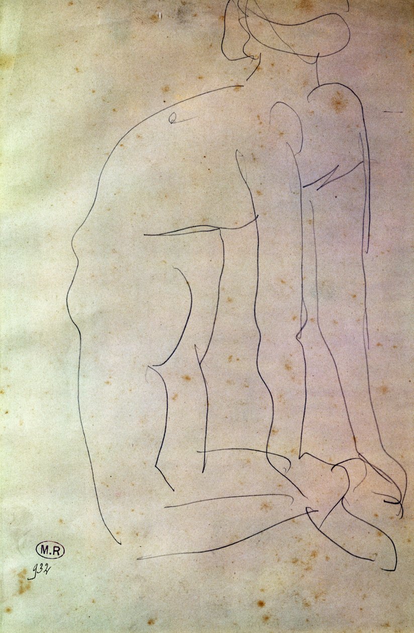 Studie van beweging door Auguste Rodin