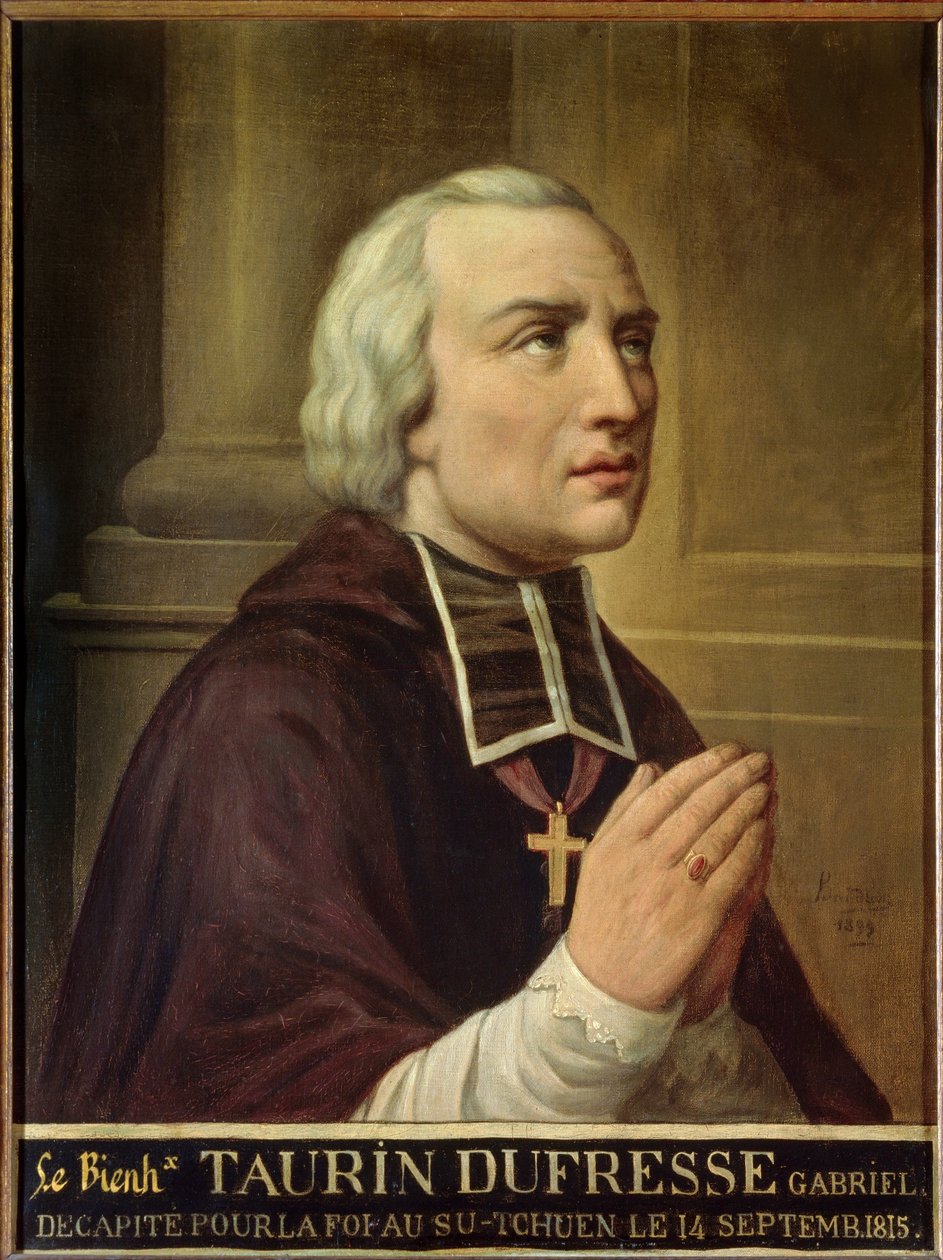 De missionaris Taurin Dufresse door Auguste Alexandre Baudran