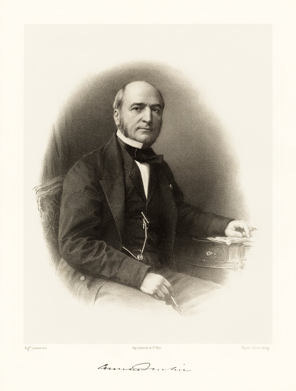 Louis Henri Armand Behic door Auguste Charles Lemoine