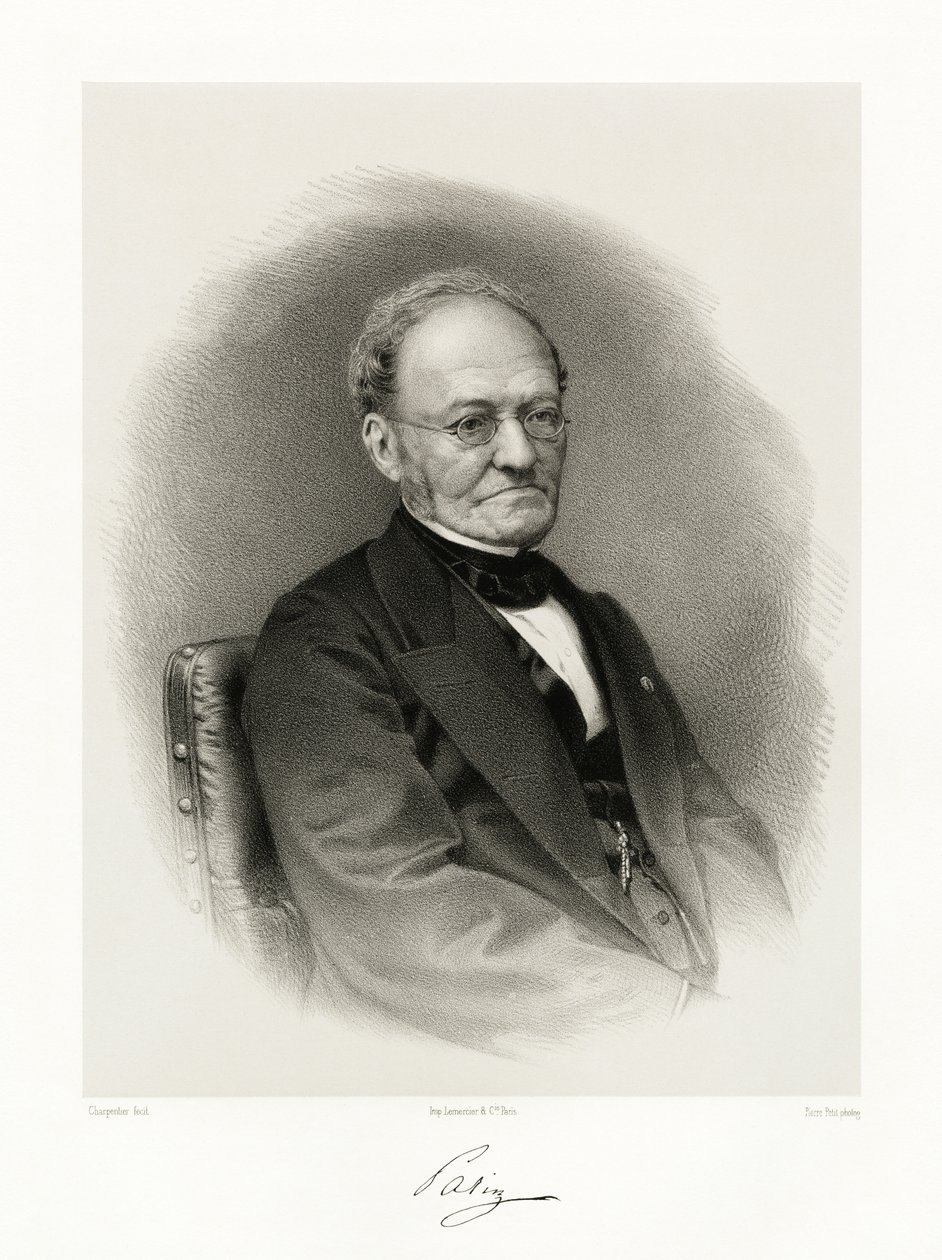 Henri Jospeh Guillaume Patin door Auguste Charpentier