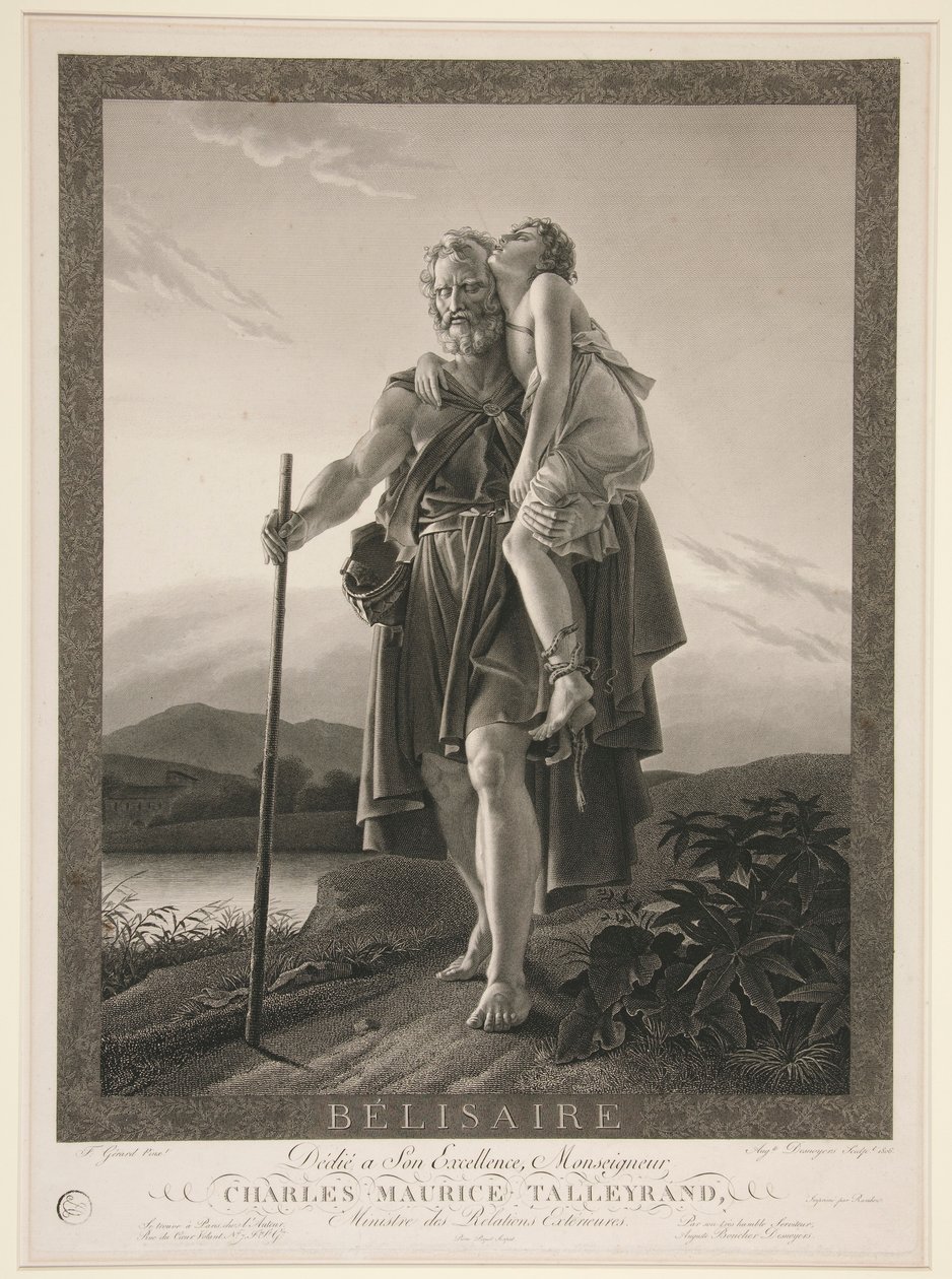 Belisaire door Auguste Gaspard Louis Desnoyers