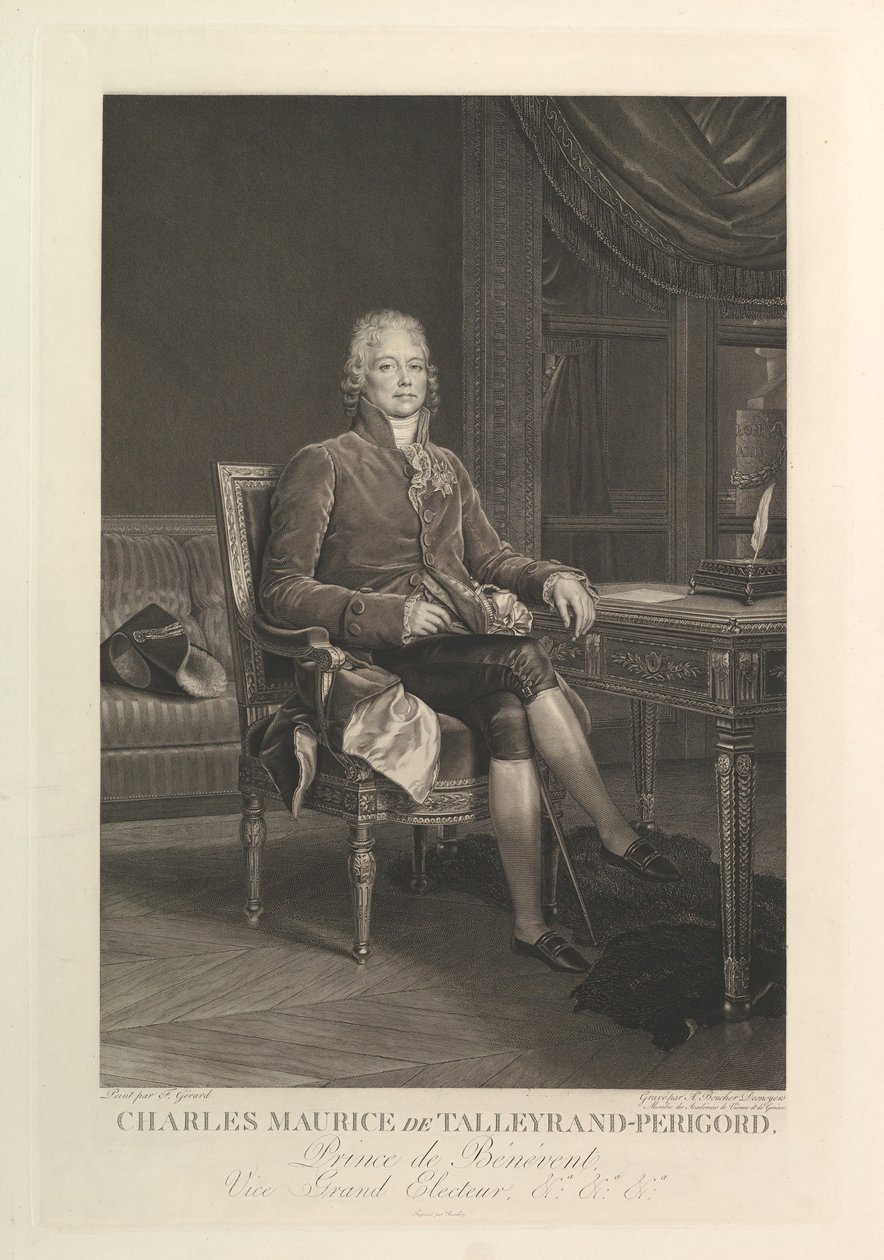 Portret van Charles Maurice de Talleyrand-Périgord, na 1808 door Auguste Gaspard Louis Desnoyers