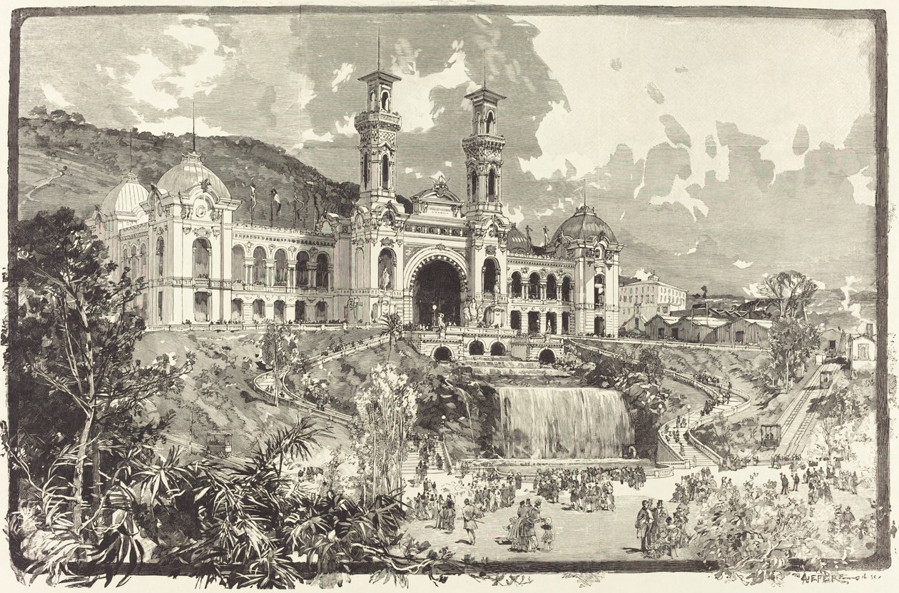 Tentoonstelling van Nice door Auguste Lepere