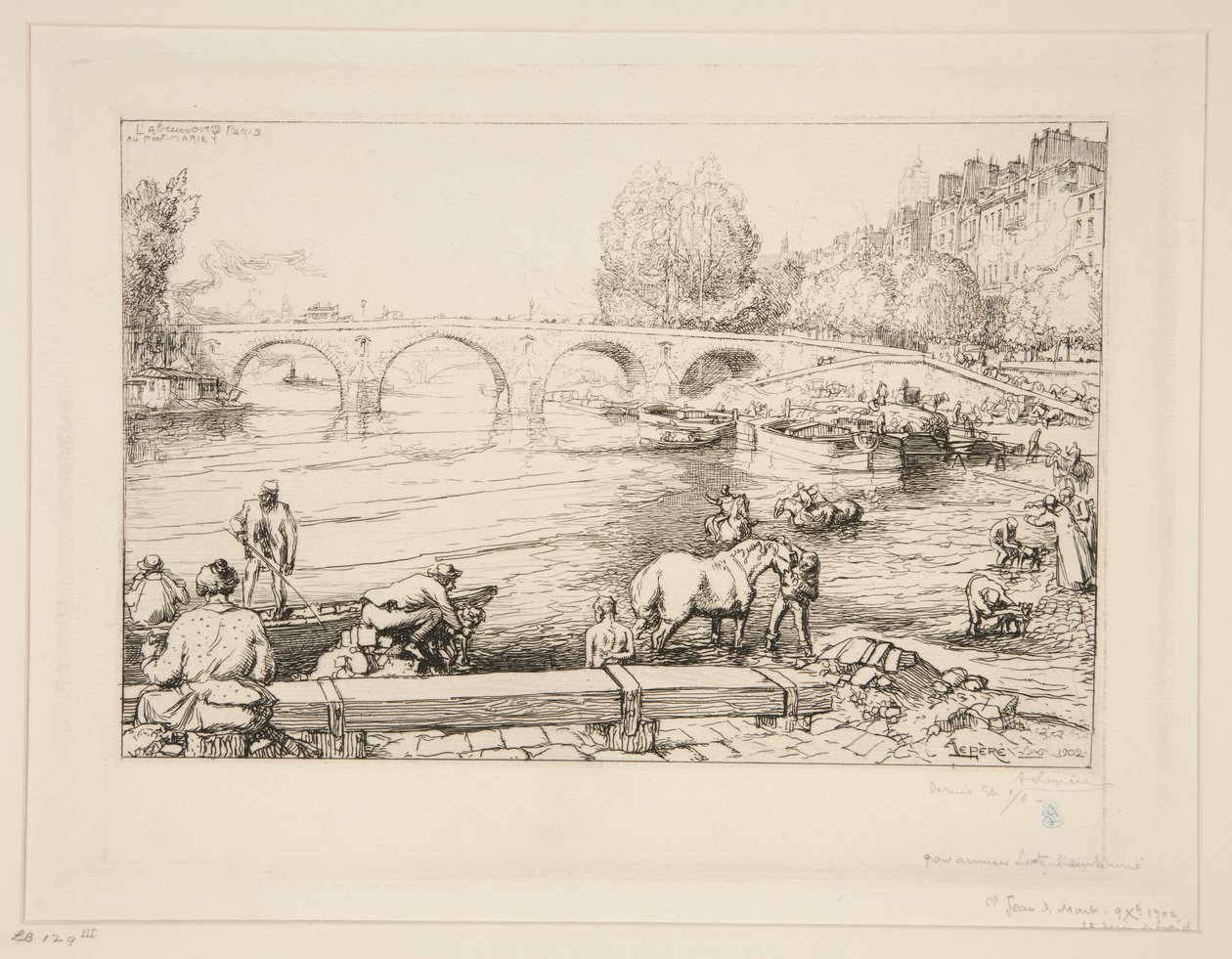 L door Auguste Lepere