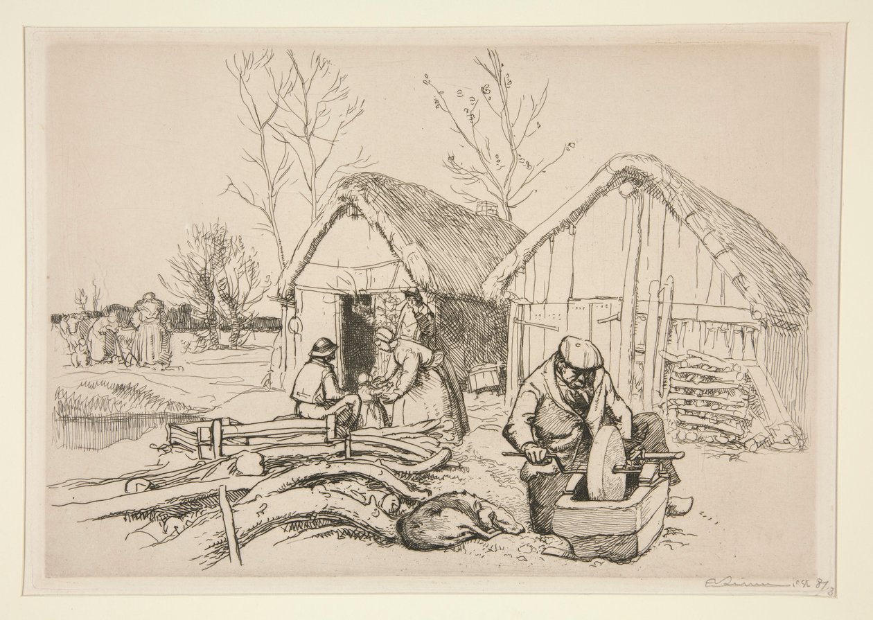 Het Huis van de Houthakker (Vendée) door Auguste Lepere