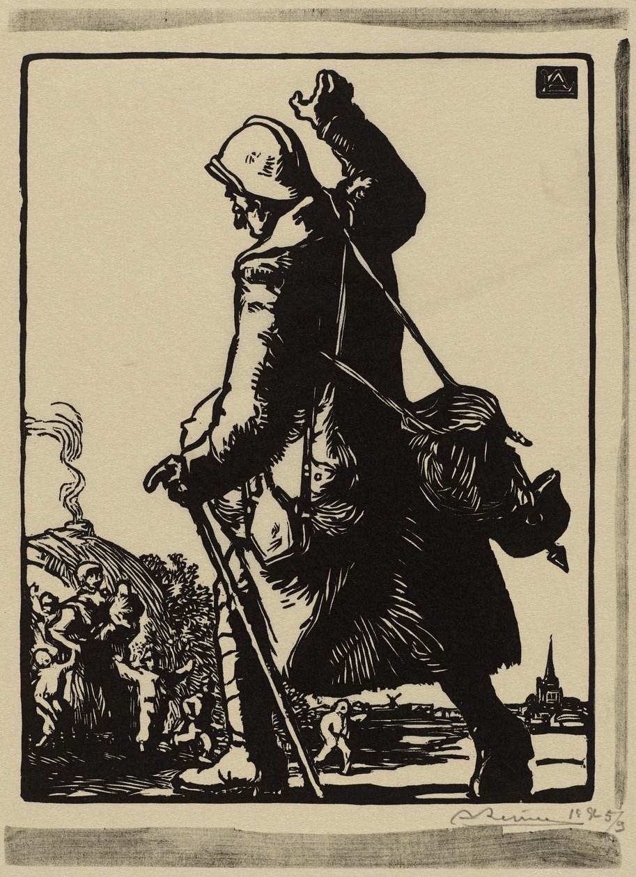 De verlofganger door Auguste Lepere