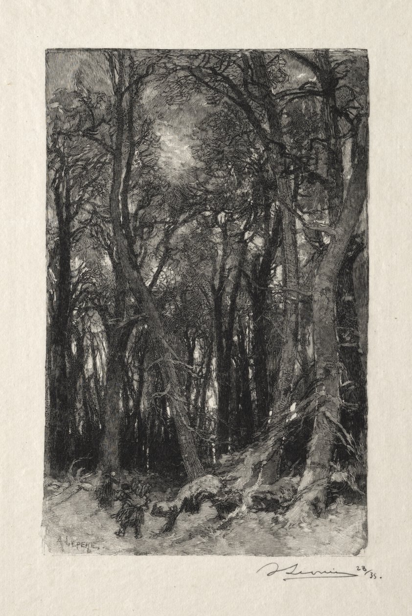 De Bas Breau door Auguste Louis Lepère