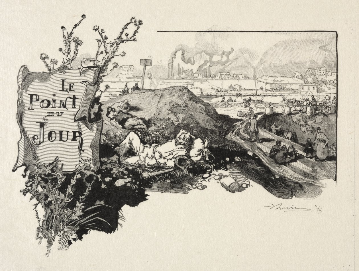 Le Point du Jour door Auguste Louis Lepère