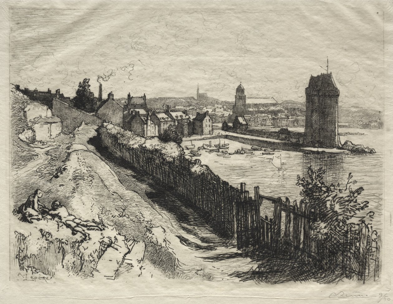 Saint-Servan door Auguste Louis Lepère