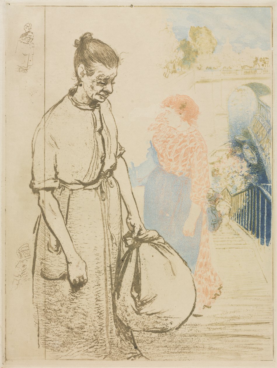 Wasvrouwen door Auguste Louis Lepère