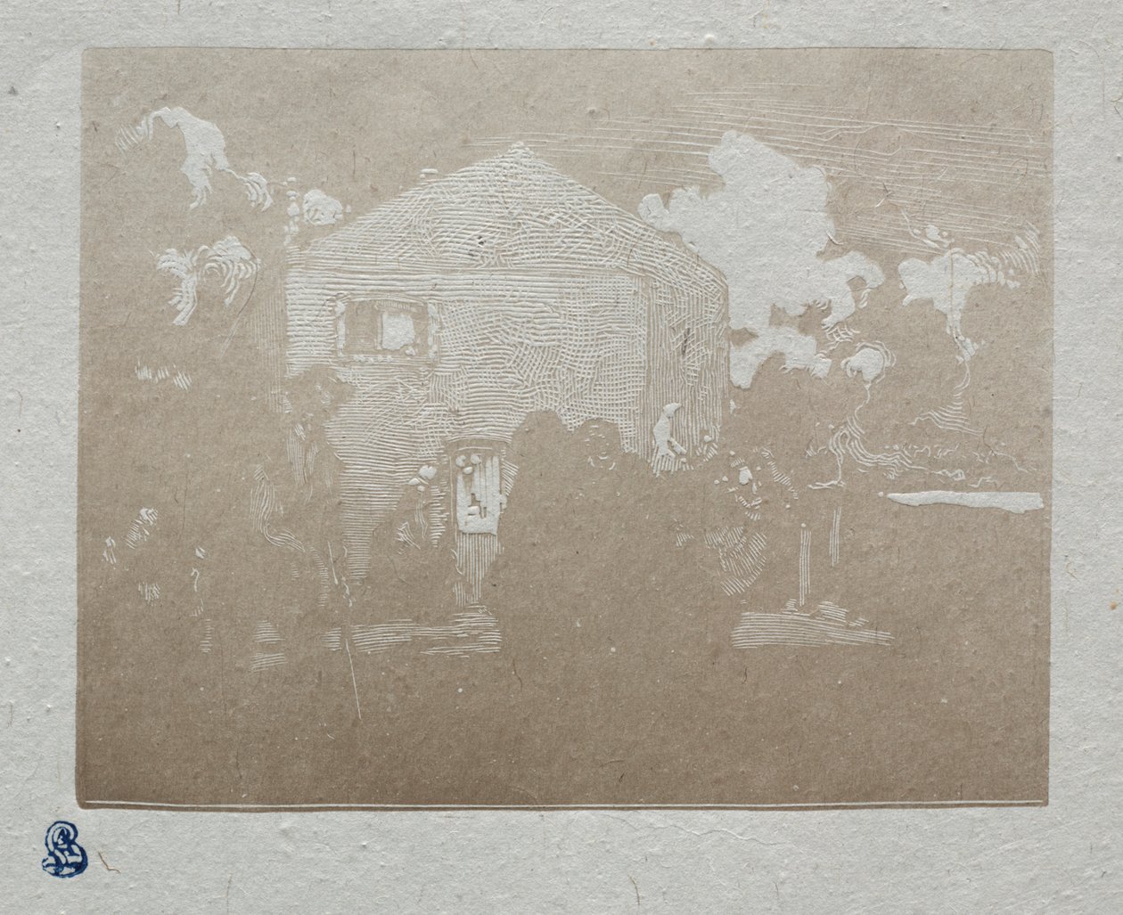 De Bedelaars bij het Laatste Huis, 1905 door Auguste Louis Lepère
