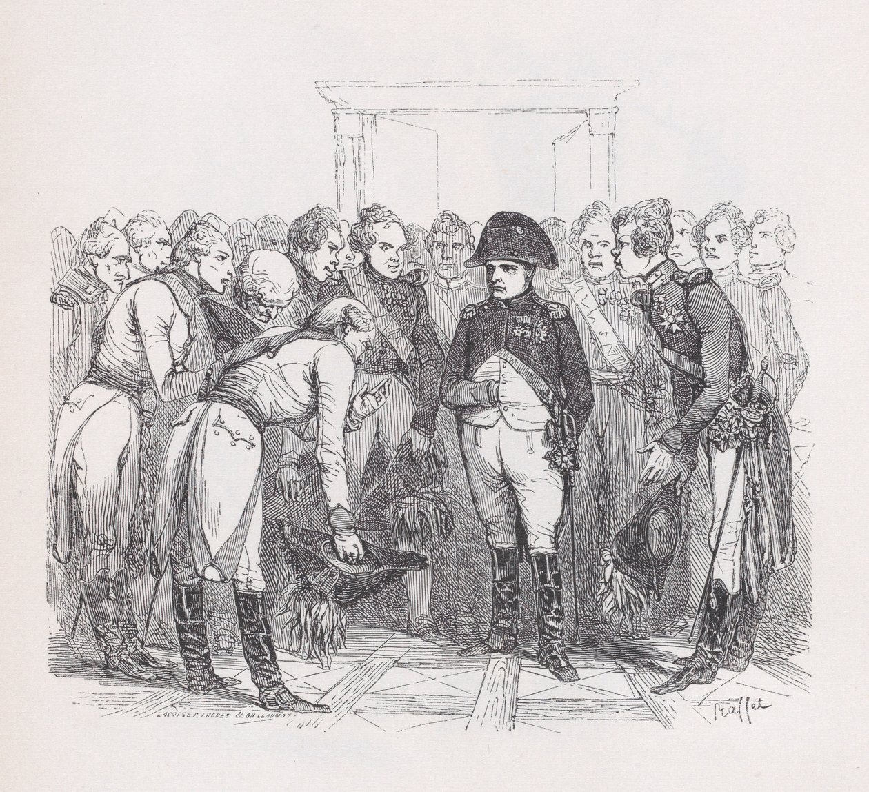 De God van Goede Mensen uit Het Complete Werk van Béranger, 1836 door Auguste Raffet, Lacoste, Eugène Guillaumot