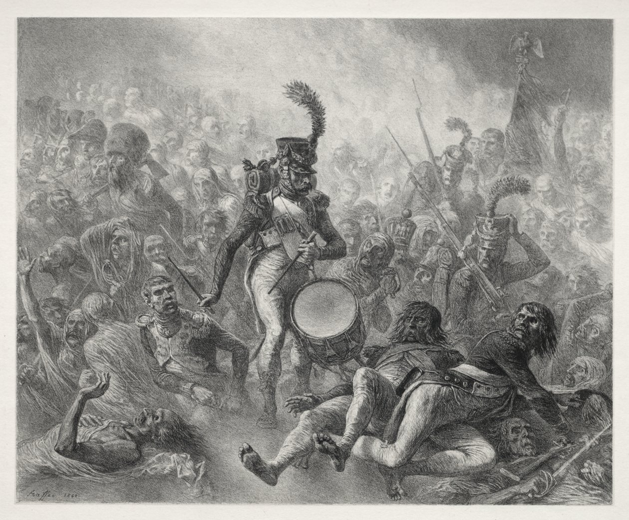 Het Ontwaken door Auguste Raffet