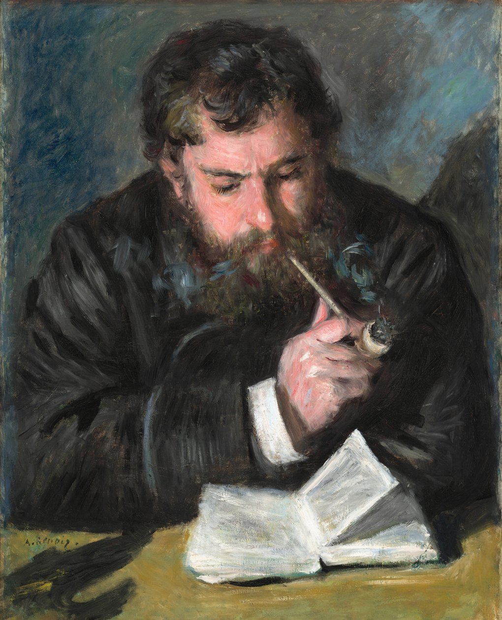 Claude Monet door Auguste Renoir