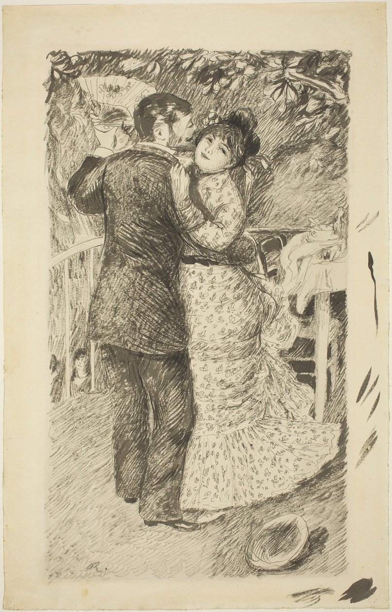 Dans op het Platteland door Auguste Renoir