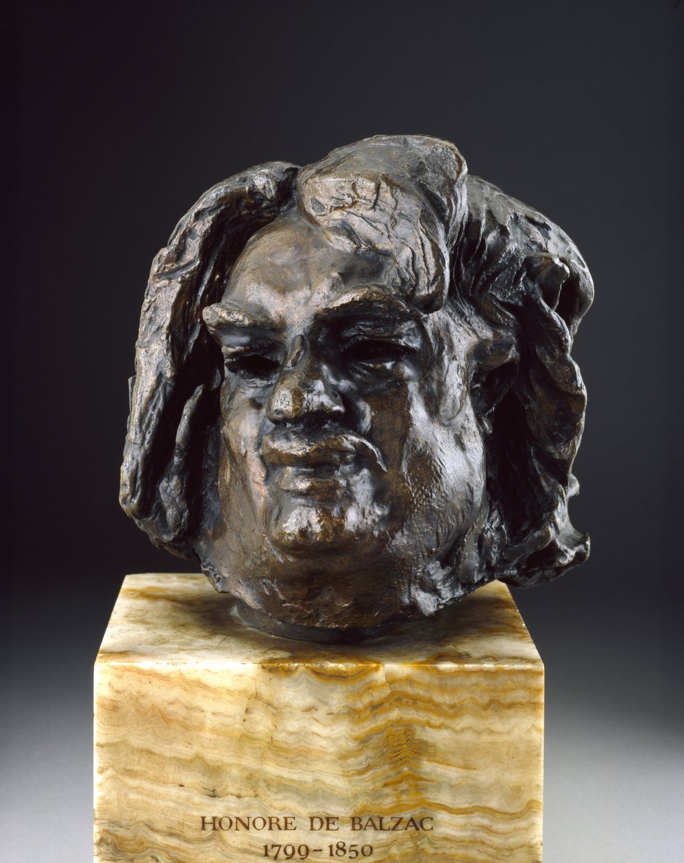 Balzac, hoofd voor de laatste studie door Auguste Rodin
