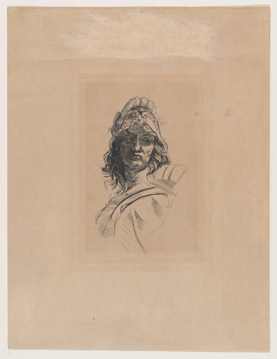 Buste van Bellona door Auguste Rodin