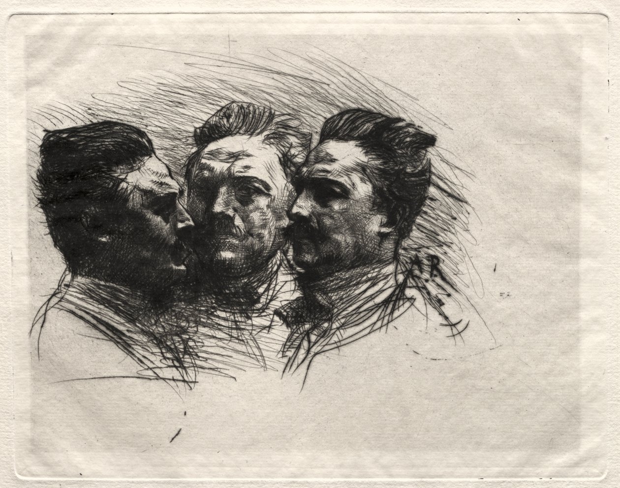 Henry Becque door Auguste Rodin