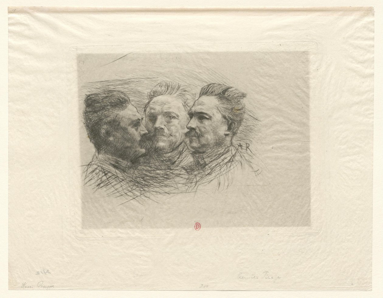 [Henri Becque] door Auguste Rodin