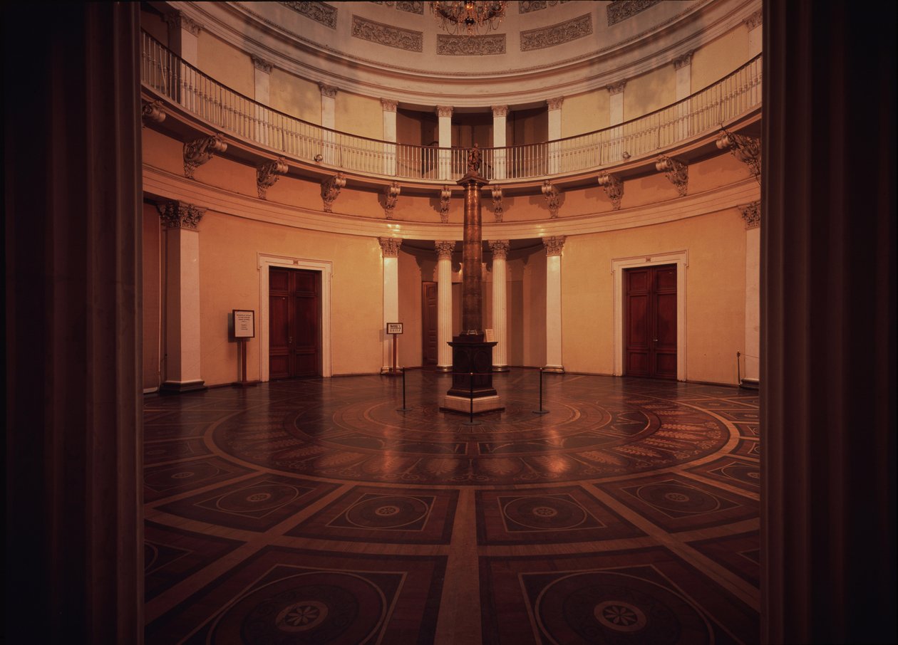 De Rotonde van het Winterpaleis, 1830s door Auguste de Montferrand