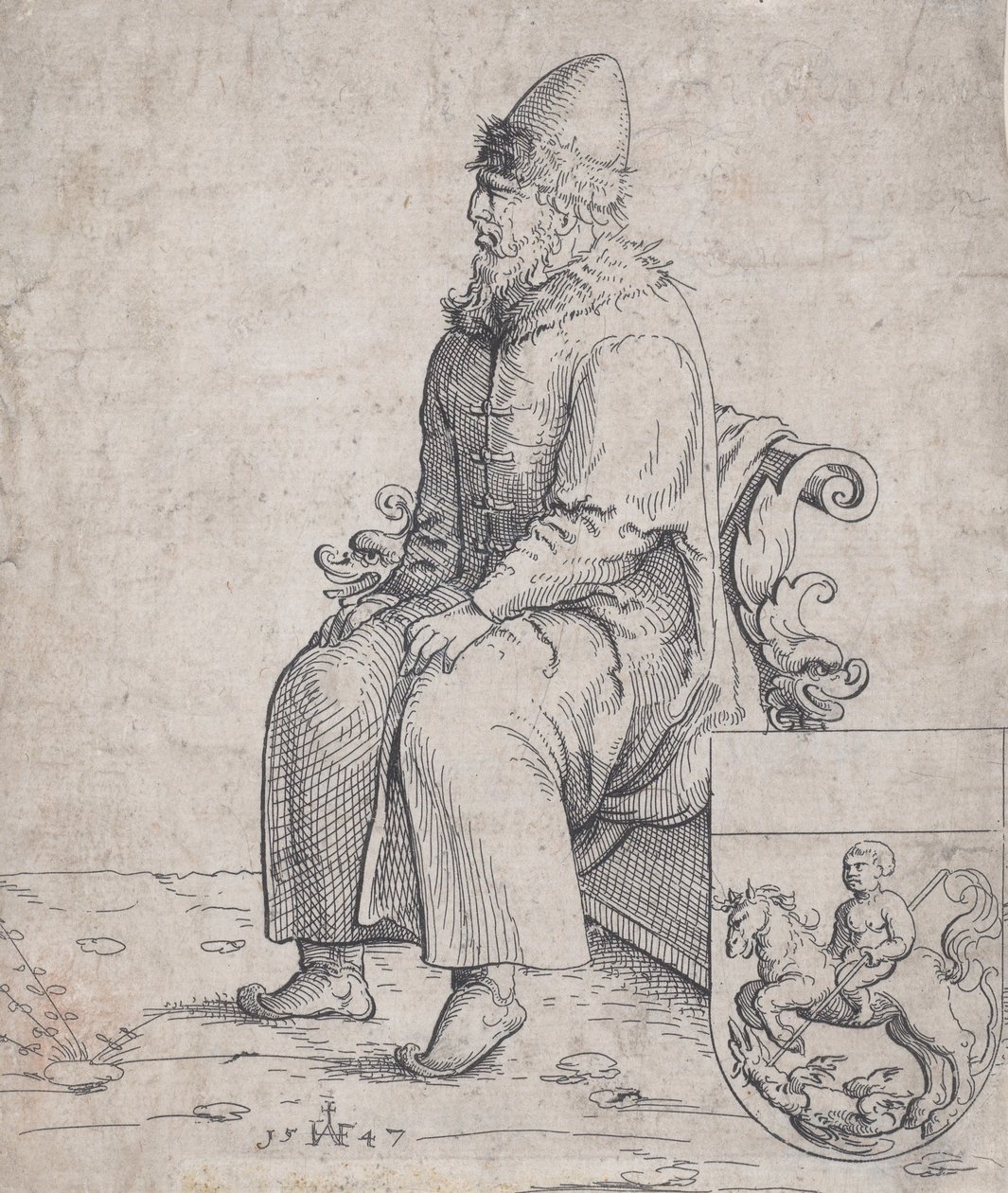 Basil Basilius, Grootvorst van Rusland door Augustin Hirschvogel