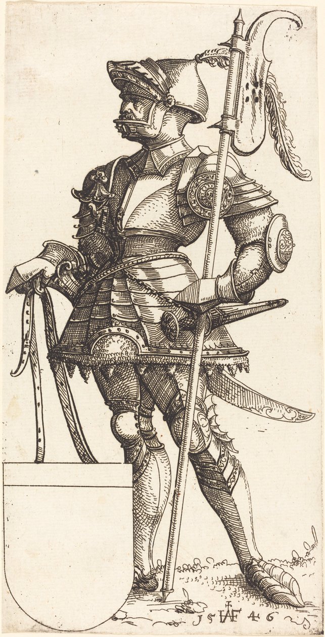 Christiaan II van Denemarken, 1546 door Augustin Hirschvogel