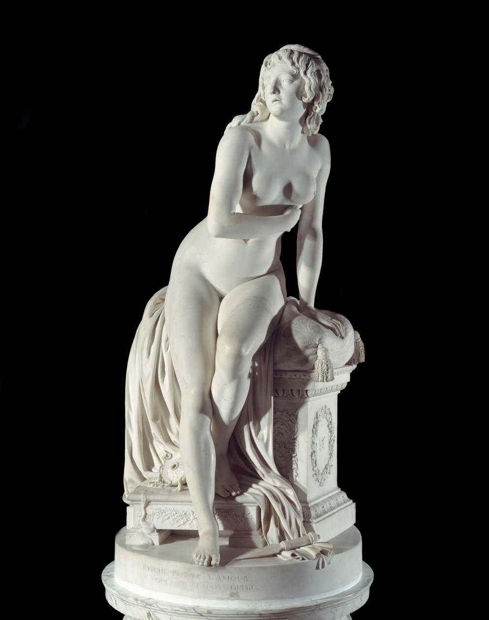 Verlaten Psyche door Augustin Pajou