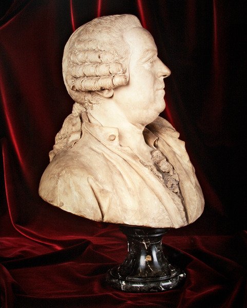 Portret vermoedelijk van Louis-Pierre-Sebastien, Marshall de Sainscy door Augustin Pajou