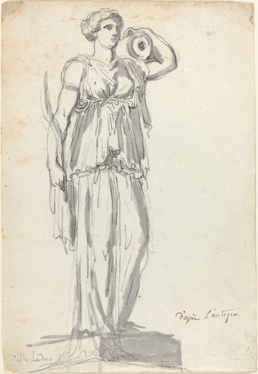 De Ludovisi waterdrager door Augustin Pajou