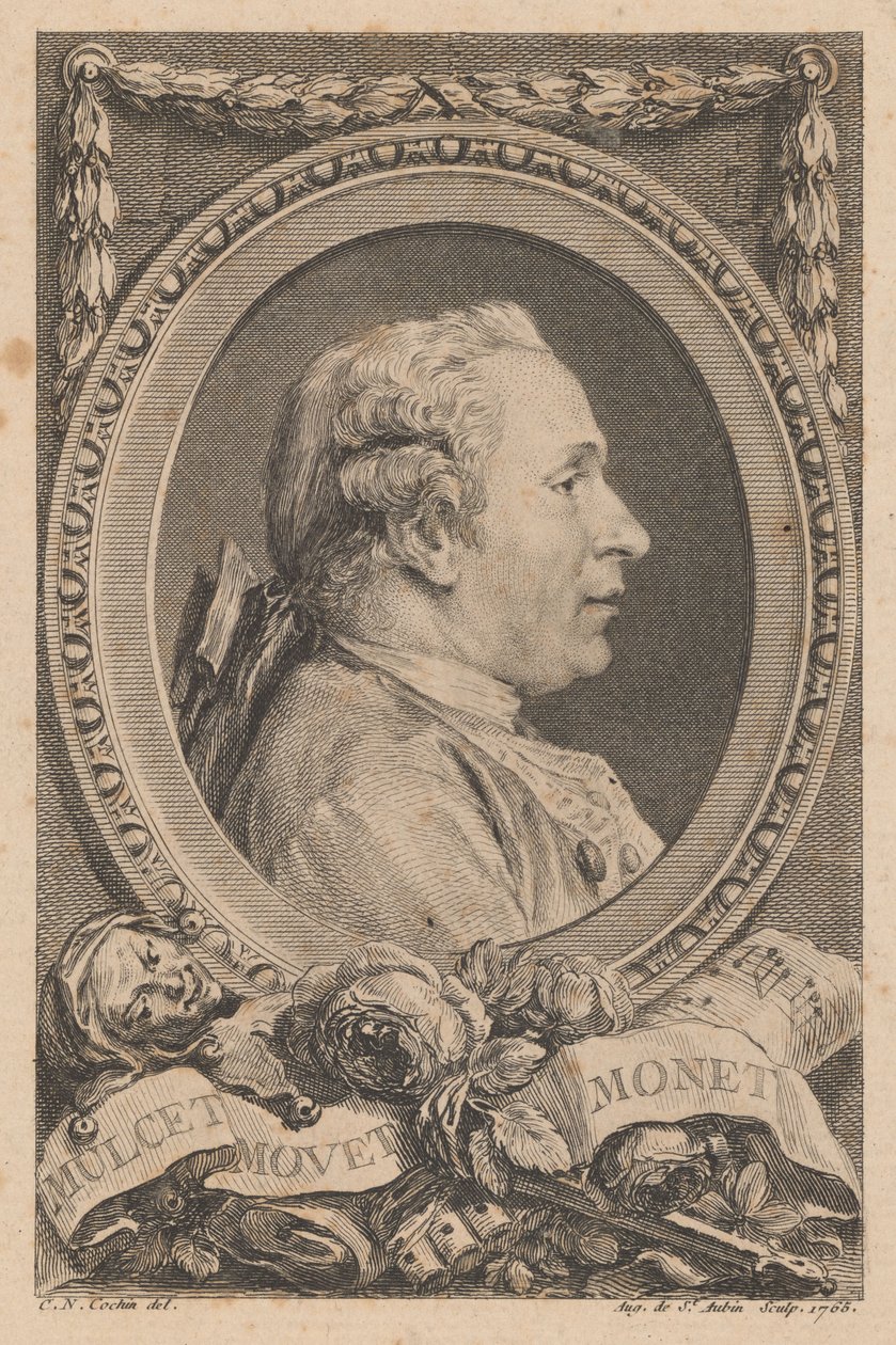 Jean Monnet door Augustin de Saint-Aubin